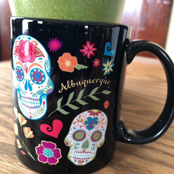 Other - Sugar Skulls Ceramic Mug and Card Holder